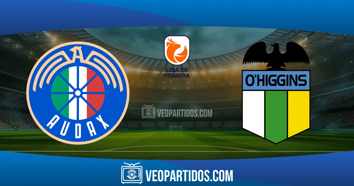 Resultado del partido: Audax Italiano venció 1-0 a O'Higgins con gol de Chiaverano